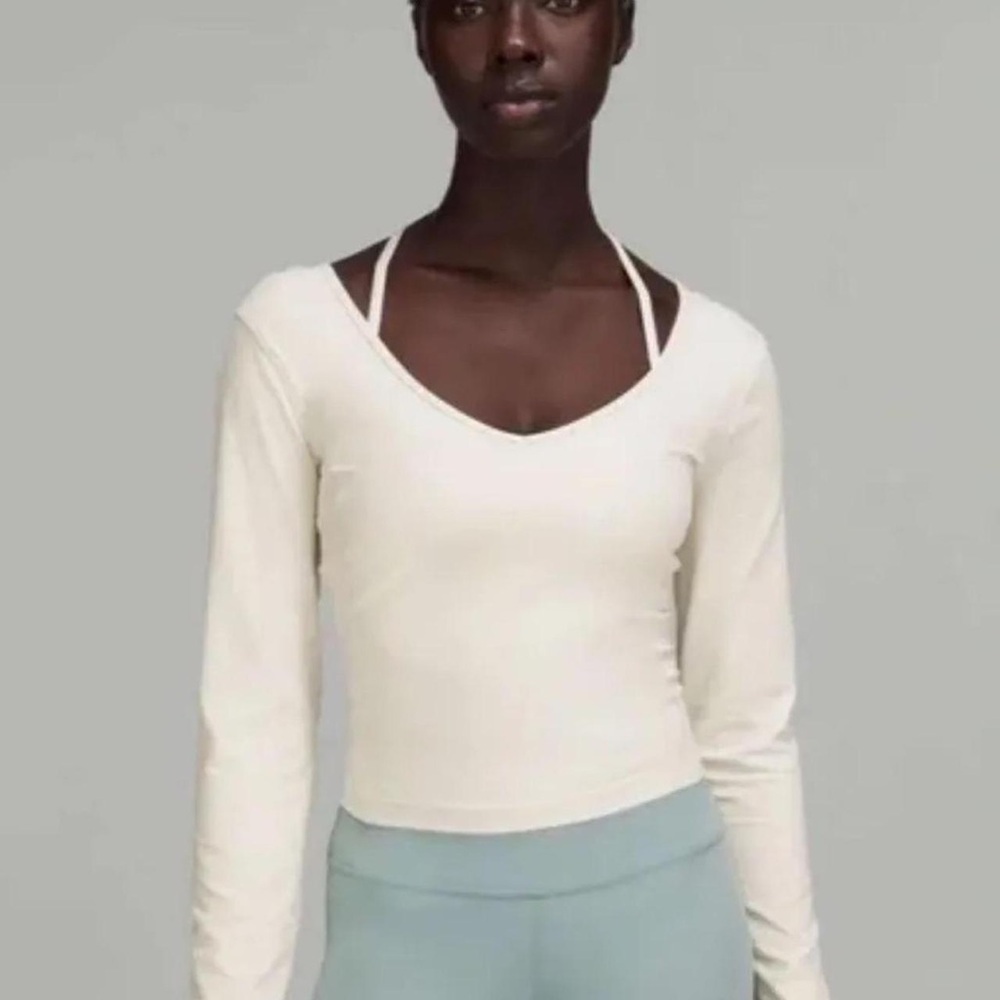 Lululemon Cream Align Long Sleeve